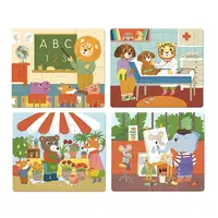 Set 4 puzzle-uri - Acasa