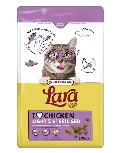 VERSELE-LAGA Lara Adult Light Sterilized 900 g hrană pisică sterilizată