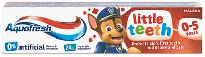 Aquafresh Pastă de dinți pentru copii Little teeth, 0-5 ani, 50 ml