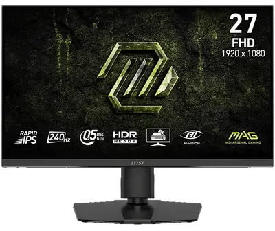 Monitor gaming MSI – MAG 272PF X24, 27'', 240Hz, 0.5ms, FreeSync