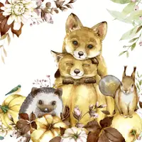 Servetele NATURE CUTENESS, 33x33 cm