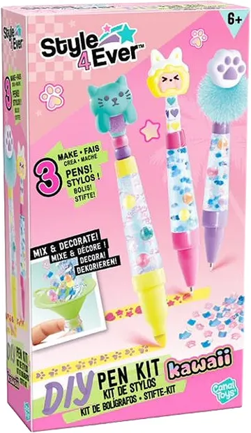 Set creativ Canal Toys Style 4 Ever - Pixuri și markere DIY, sortiment