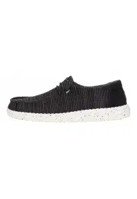 Mocasini Dama - Hey Dude - Wendy Stretch Sox - negru alb - marimea