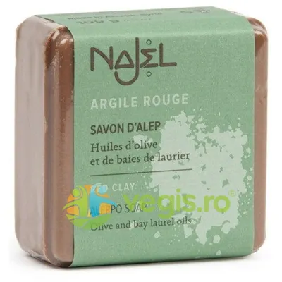 Sapun de Alep cu Argila Rosie 100g