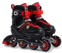 Patine cu rotile pentru copii Mesuca - Ferrari, FK16, 31-34, negru