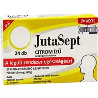 JutaSept Comprimate de Supt cu Gust de Lamaie 24tb