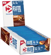 Elite Layer Batoane proteice, unt de arahide și caramel, 18 buc, Dymatize
