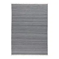 Covor de exterior din plastic reciclat Universal Liso, 160 x 230 cm, gri închis