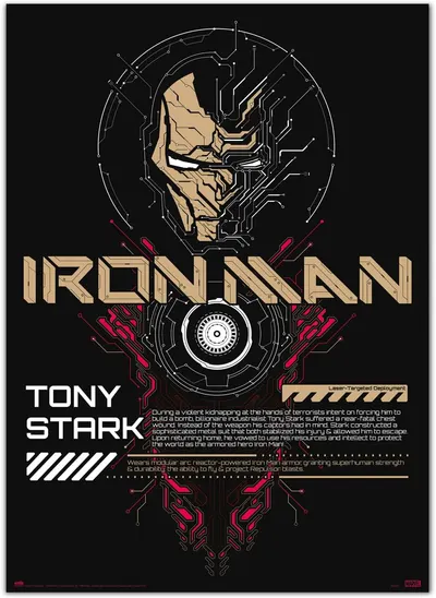 Poster Erik Marvel: Iron Man - Iron Man