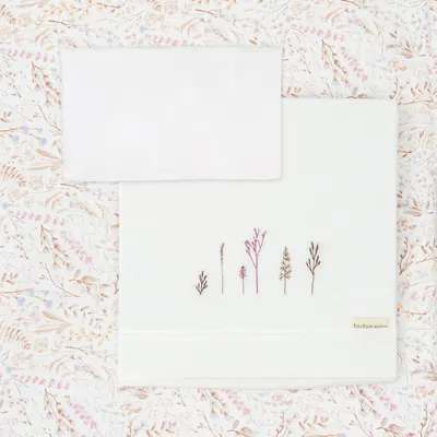 Set de cearșafuri pentru bebeluși Bimbidreams - Niza, 3 bucăți, 60 x 120 cm