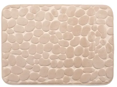 Covoraș de baie Inter Ceramic - Coral fleece, 50 x 70 cm, bej