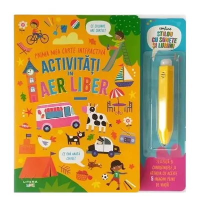 Activități în aer liber. Prima mea carte interactivă - Board book - ***