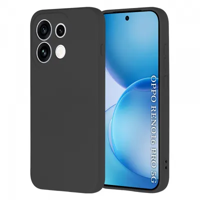 Husa pentru Oppo Reno16 Pro, Techsuit, SoftFlex, Neagra