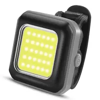 Lumină bicicletă led, moduri multiple, gri