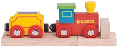 Jucarie din lemn Bigjigs - Prima mea locomotiva