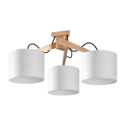 Corp de iluminat pentru tavan LEGNO 3 lemn natural