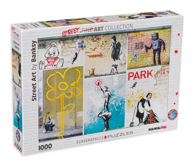 Puzzle Eurographics din 1000 de piese - Arta lui Banksy