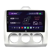 Navigatie Ford Focus MK2 (2004-2011), Clima Manuala, Android, A-Octacore 4GB RAM + 64GB ROM, 9 Inch - AD-BGA9004+AD-BGRKIT112