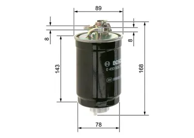 Filtru combustibil BOSCH 0 450 906 274