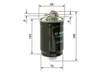 Filtru combustibil BOSCH 0 450 906 274
