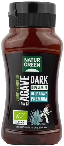 Sirop bio de agave, dark, 258 ml, NaturGreen