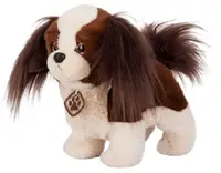 Jucărie de pluș Amek Toys - Câine, maro, 25 cm