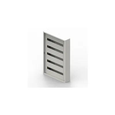 Tablou metalic modular XL³ S 160 montaj aparent 24-module pe rand - RAL 9003 - 5 randuri - 120 module - 890x595x135 mm