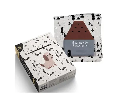 Prima mea carte textilă cu foșnete – Animale domestice - Paperback - Wee Gallery