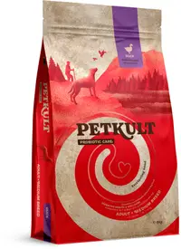 Petkult Probiotic Mediu Adult Cu Rata si Orez, 8 kg