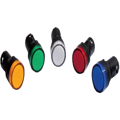 Lampa semnalizare, D=22- LED RITONI GALBEN
