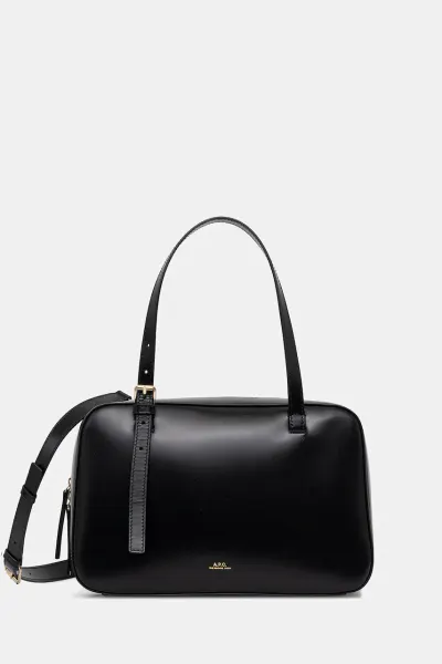 A.P.C. geantă crossbody pentru femei, din piele SAC VIRGINIE BOX