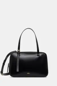 A.P.C. geantă crossbody pentru femei, din piele SAC VIRGINIE BOX