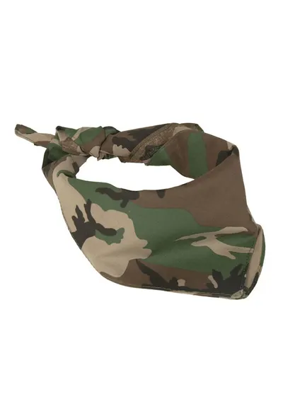 Esarfa de protectie - Bumbac - Verde - 53.5 cm
