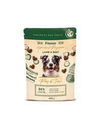 FITMIN NP Play and Train Lamb and Beef 400 g recompensă pentru antrenament cu miel și vită