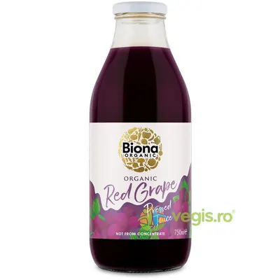 Suc de Struguri Rosii Ecologic/Bio 750ml