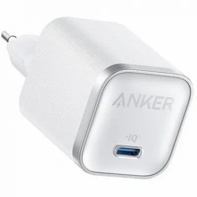 Incarcator Retea Anker Nano, 45W, 3A, 1 x USB-C, Alb A2692L21
