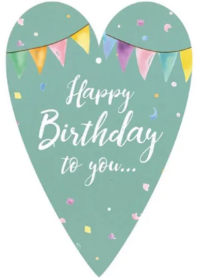 Felicitare Gespaensterwald - Eticheta, Happy Birthday To You