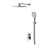 Set de dus incastrat Bari B1000, crom, Cersanit
