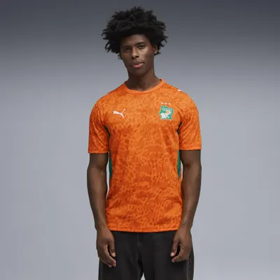 Tricou fotbal bărbați mânecă scurtă Logo Echipă 2026 Heimtrikot, portocaliu PUMA