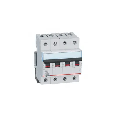 Siguranta automata MCB TX³ 10000 - 4P 400 V~ - 20 A - C curba