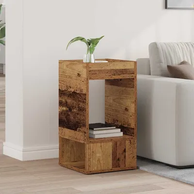 vidaXL Masă laterală Lemn vechi 30 x 30 x 56 cm Lemn prelucrat