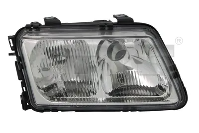 Far stanga potrivit AUDI A3 1996-1999 - (H4/H7, reglaj electric, fundal argintiu)