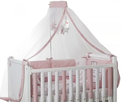 Baldachin Bambino Casa - Paris, Rosa