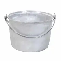 Ceaun din Aluminiu, Capacitate 5 l, Fund Drept Inalt