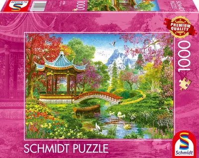 Puzzle Schmidt din 1000 piese - Grădină japoneză