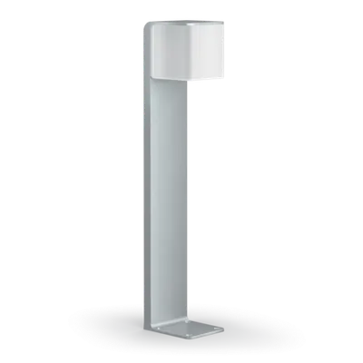 Lampa cu senzor Cubo GL 80 LED (argintiu), de exterior, cu picior, bluetooth, senzor miscare 160° IHF