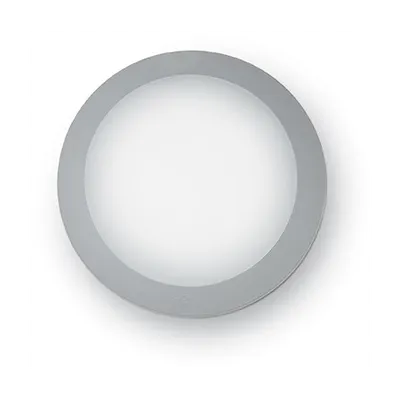 Aplica Berta mare, 1 LED, dulie GX53, D:360 mm, H:95 mm, Gri