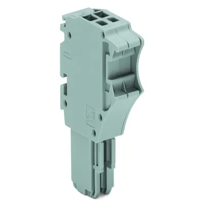 1-conductor female plug; 1.5 mm²; 2-pole; 1,50 mm²; gray