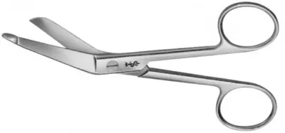 Foarfece pentru taiat pansamente AESCULAP Lister, 140 mm, BC861R