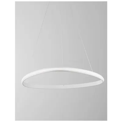 Lampa suspendata ARIES Dimabil Nisipiu Alb Aluminiu & Acrylic LED 32 Wat 230 Volt 1770Lm 3000K IP20